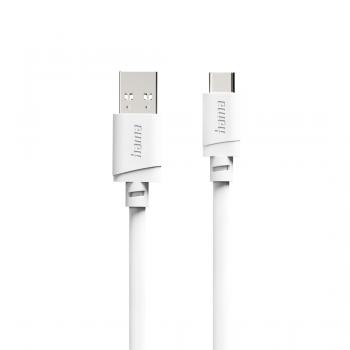 Hama Charging Cable, USB-A - USB-C, 2 m, white