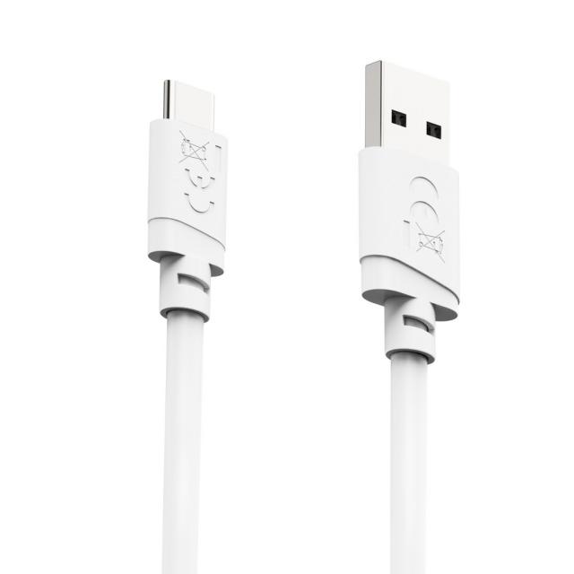 Hama Charging Cable, USB-A - USB-C, 2 m, white 