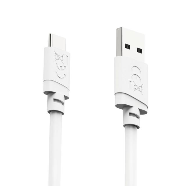Hama Charging Cable, USB-A - USB-C, 2 m, white 