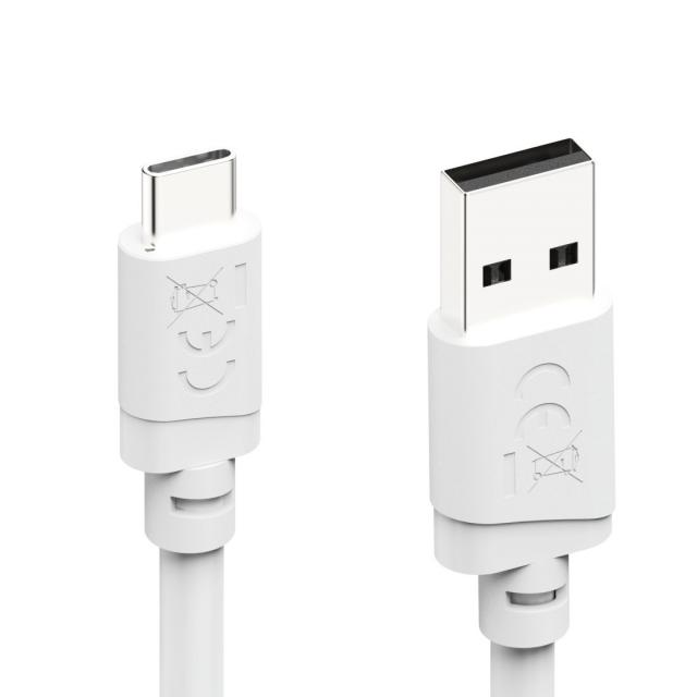 Hama Charging Cable, USB-A - USB-C, 2 m, white 