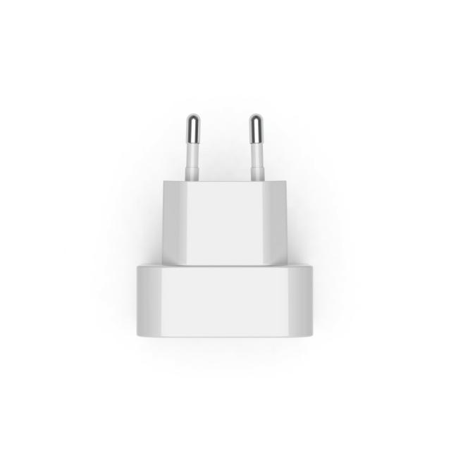 Hama Fast Charger, GaN, 2x USB-C, Folding Mini Charger, PD, 40 W, white 