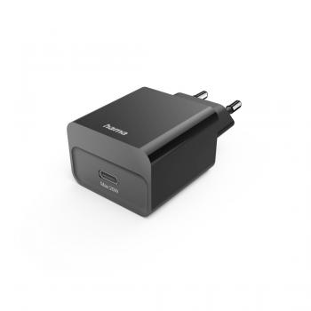 Hama Fast Charger, USB-C, PD, 20 W, black