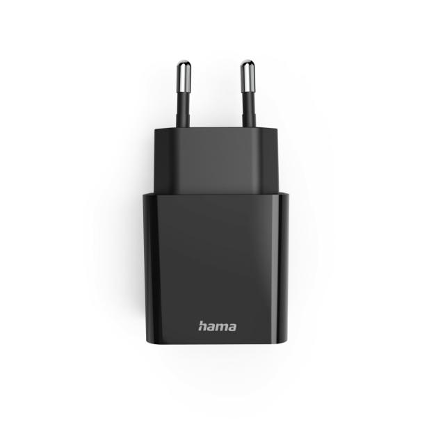 HAMA Бързо зарядно, USB-C, PD, 20 W, черно 