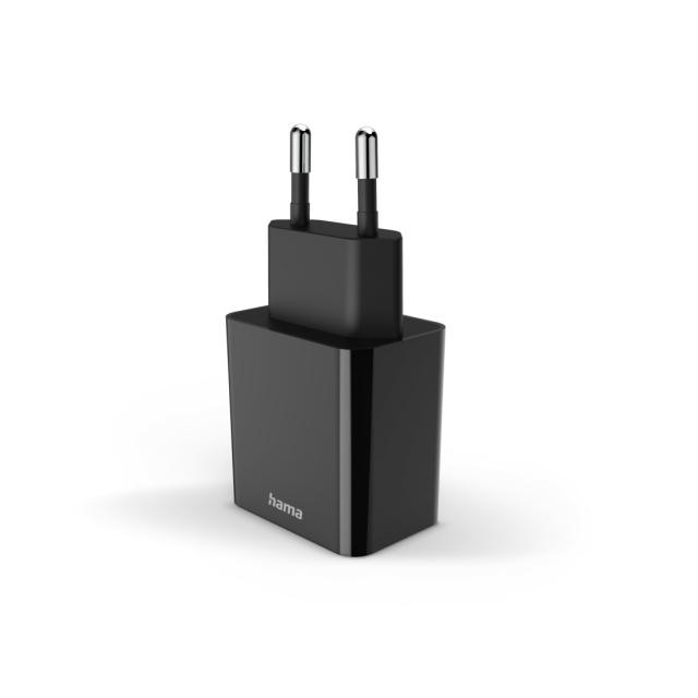HAMA Бързо зарядно, USB-C, PD, 20 W, черно 
