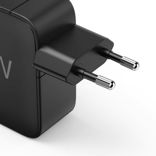 Hama Fast Charger, GaN, 2x USB-C, 1x USB-A, PD, 100 W, black 