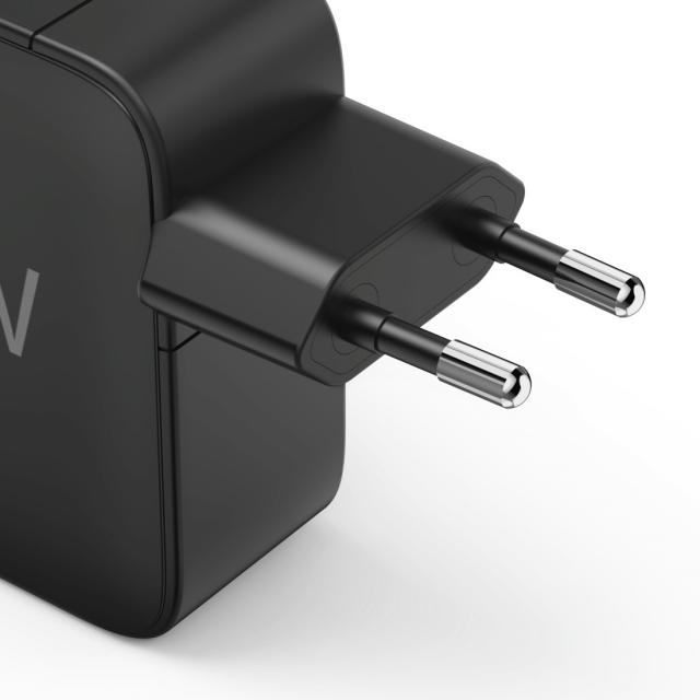 Hama Fast Charger, GaN, 2x USB-C, 1x USB-A, PD, 100 W, black 