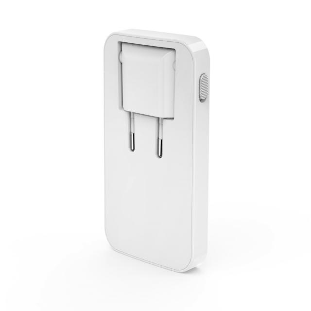 Hama Fast Charger, 2x USB-C, 1x USB-A, Flat Mini Charger, PD, 65 W, wht 