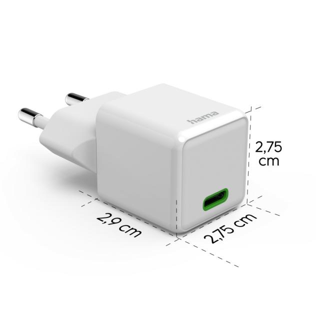 Super mini Fast Charger, USB-C, 20 W, HAMA-201980 