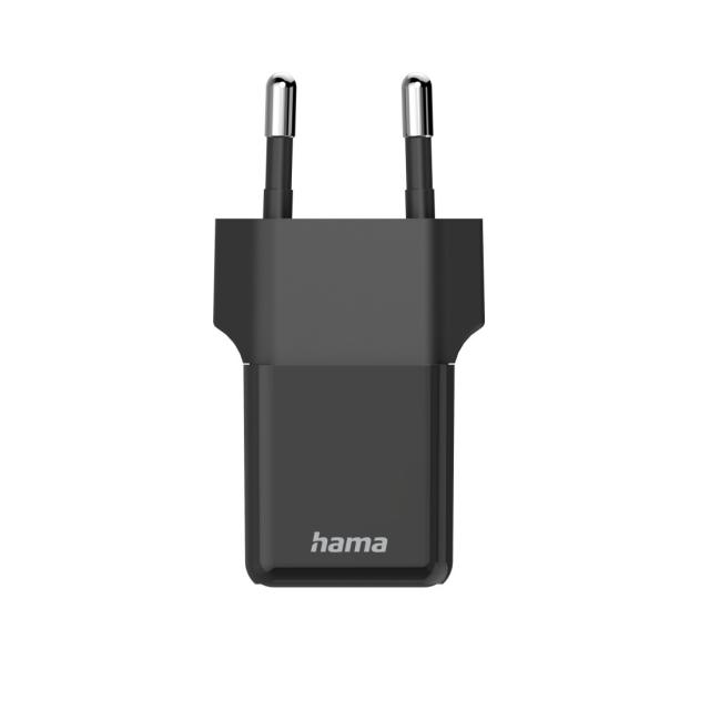 HAMA Бързо мини зарядно 220V, USB-C, PD/Qualcomm, 25 W, черен 