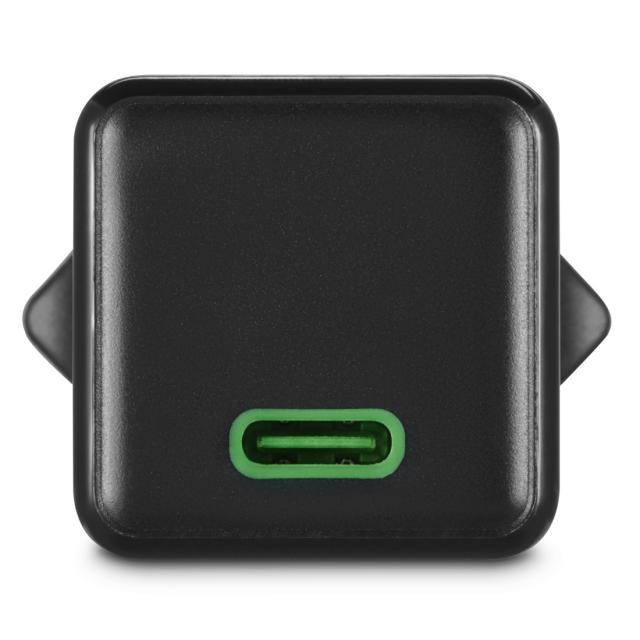 HAMA Бързо мини зарядно 220V, USB-C, PD/Qualcomm, 25 W, черен 