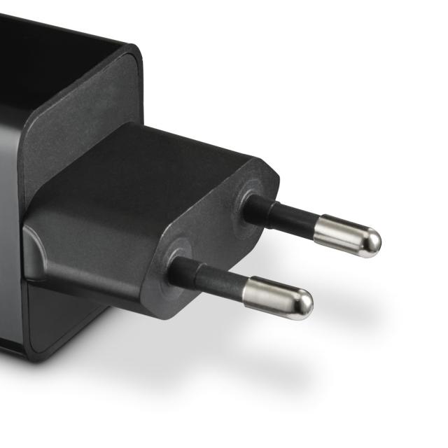 Hama Fast Charger, GaN, USB-C, Super-Mini Charger, PD, 45 W, black 