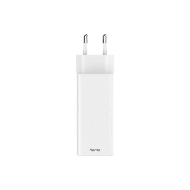 HAMA Бързо зарядно 220V, 100 W GaN, 2x USB-C PD, 1x USB-A QC 