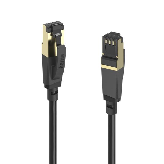 Hama Network Cable, CAT-8, 40 Gbit/s, S/FTP Shielded, 0.5 m 