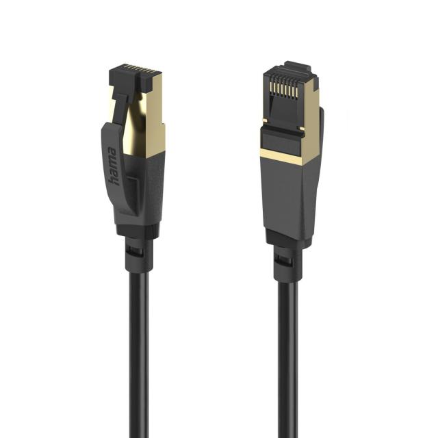 Hama Network Cable, CAT-8, 40 Gbit/s, S/FTP Shielded, 0.5 m 