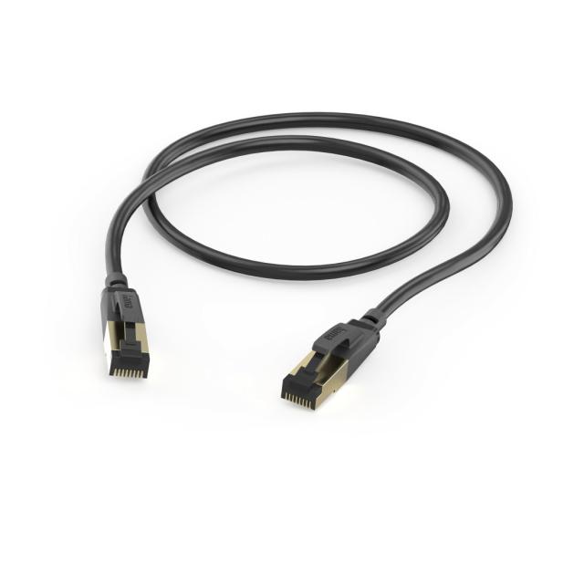 Hama Network Cable, CAT-8, 40 Gbit/s, S/FTP Shielded, 0.5 m 