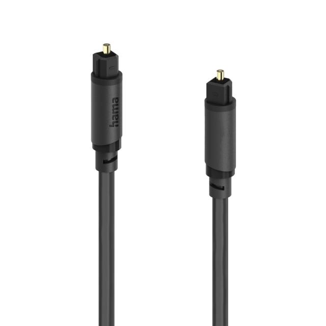 Hama Audio Optical Fibre Cable, ODT Plug (Toslink), 3.0 m 