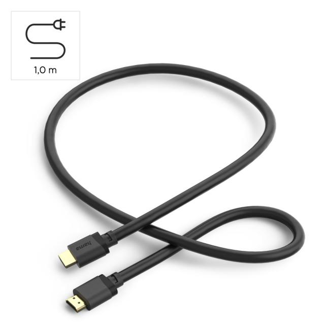 Hama Ultra High Speed HDMI™ Cable, Certified, Plug - Plug, 8K, 1.0 m 