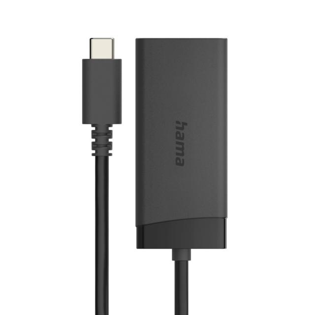 Hama Video adapter, USB-C plug - DisplayPort/HDMI™ socket, Ultra-HD 4K@60hz 