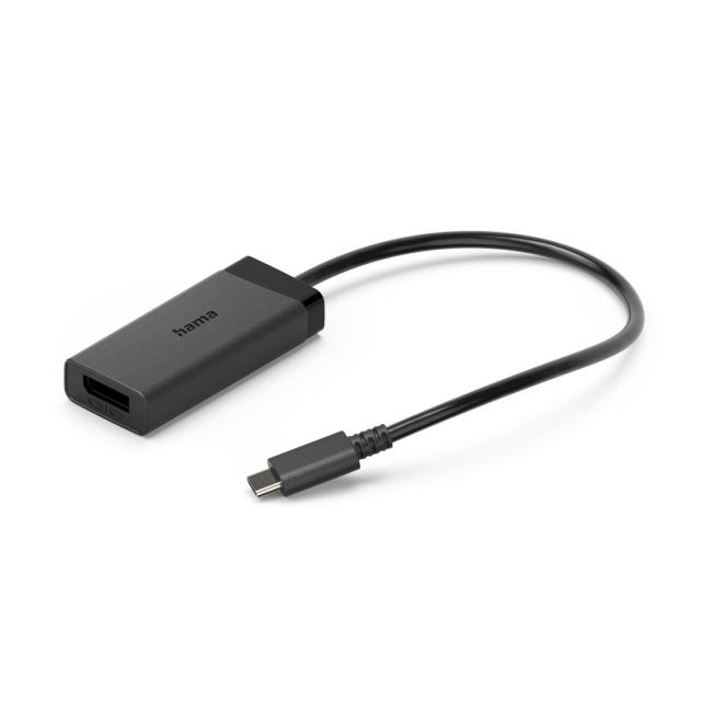 Hama Video adapter, USB-C plug - DisplayPort/HDMI™ socket, Ultra-HD 4K@60hz 