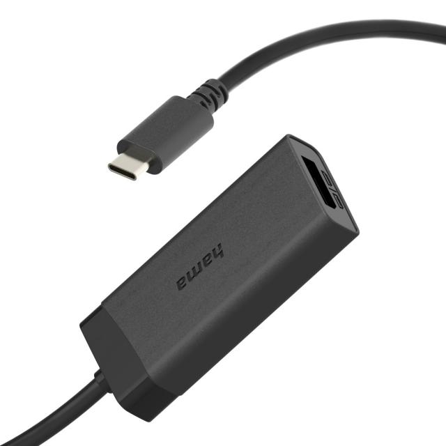 Hama Video adapter, USB-C plug - DisplayPort/HDMI™ socket, Ultra-HD 4K@60hz 
