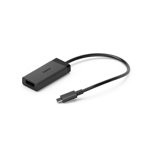 Hama Video adapter, USB-C plug - DisplayPort/HDMI™ socket, Ultra-HD 4K@60hz 