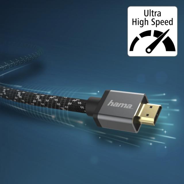 Hama Ultra High Speed HDMI™ Cable, Certified, Plug - Plug, 8K, Alu, 5.0 m 