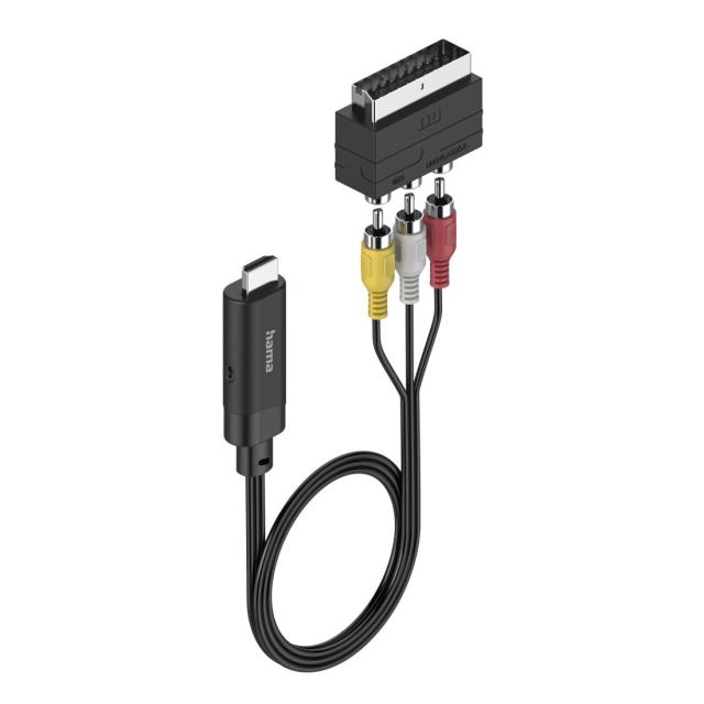 Hama AV converter, Scart/Cinch to HDMI 