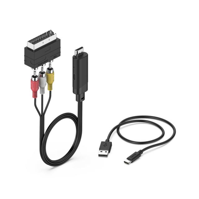 Hama AV converter, Scart/Cinch to HDMI 