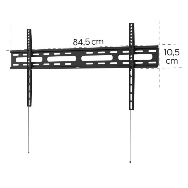 Hama TV Wall Bracket, Rigid, 229 cm (90") to 60 kg, 220815 