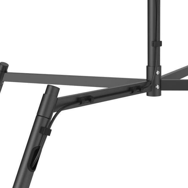 Hama Free-standing TV Stand, Swivel, Height-adjustable, 229 cm (90") up to 50 kg 