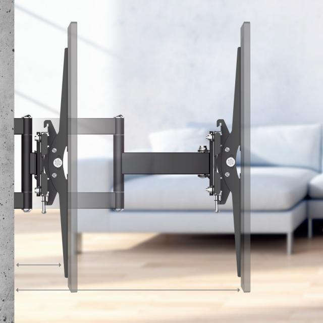 Hama TV Wall Bracket, Swivel, Tilt, Pull-out, 191 cm (75”), up to 40 kg 