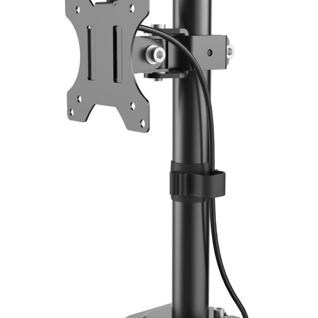 Hama Monitor Mount, Height-adjustable, Swivel / Tilt, 13" - 35", black 