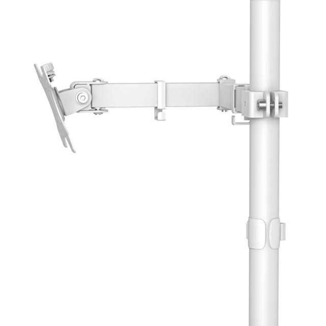 HAMA Стойка за монитор за бюро ( 13" - 35"), регулируема, 2 рамена,12кг, бял 