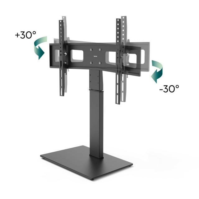 Hama TV Stand, Swivel, Height-adjustable, 191 cm (75") up to 40 kg 