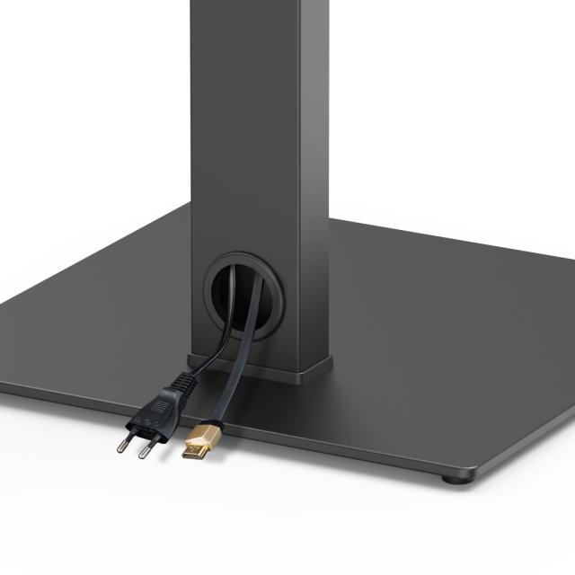 Hama TV Stand, Swivel, Height-adjustable, 191 cm (75") up to 40 kg 