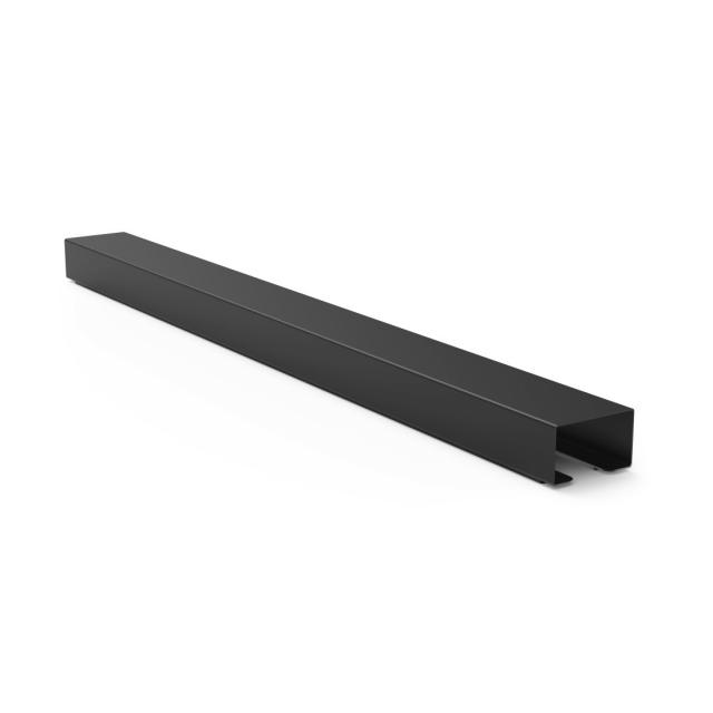 HAMA Магнитен кабелен канал, 55 см, за монтаж на крака на маса, черен 