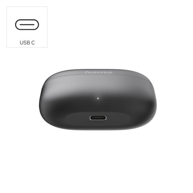 HAMA Блутут слушалки "Freedom Buddy II", True Wireless, Черен 