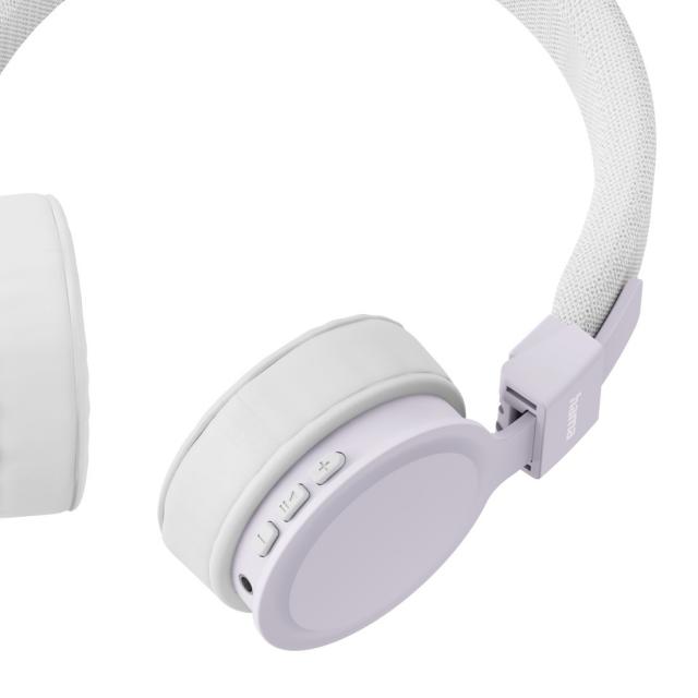 Hama "Freedom Lit III" Bluetooth® Headphones, On-Ear, Foldable, with Microphone, white 