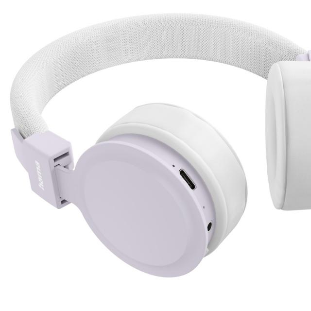 Hama "Freedom Lit III" Bluetooth® Headphones, On-Ear, Foldable, with Microphone, white 