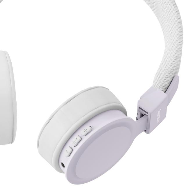 Hama "Freedom Lit III" Bluetooth® Headphones, On-Ear, Foldable, with Microphone, white 