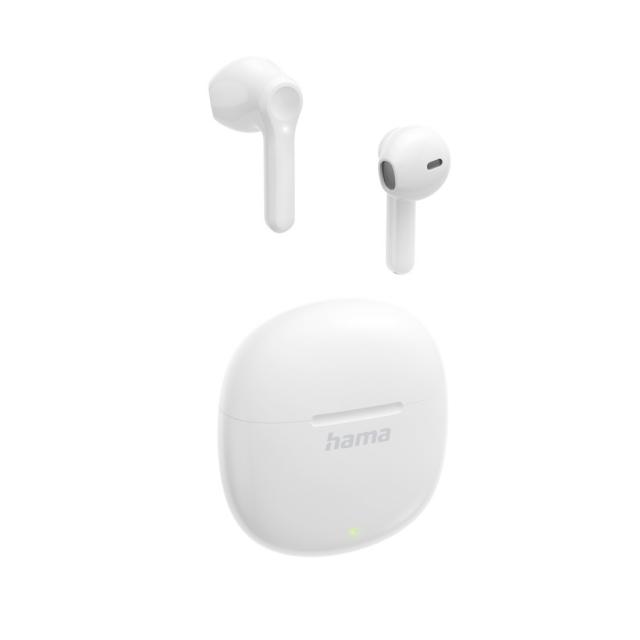 Hama “Action One” Bluetooth® Headphones, True Wireless, Earbuds, white 