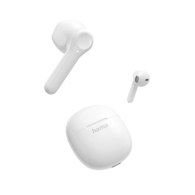 Hama “Action One” Bluetooth® Headphones, True Wireless, Earbuds, white 