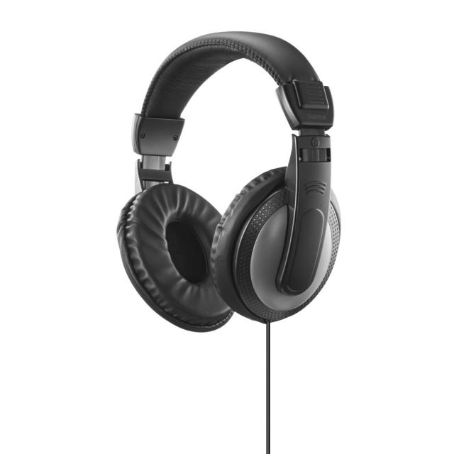 Hama "ShellTV II" TV Headphones, Over-Ear, One-Sided, Long Cable (6 m), black 
