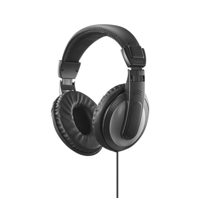 Hama "ShellTV II" TV Headphones, Over-Ear, One-Sided, Long Cable (6 m), black 