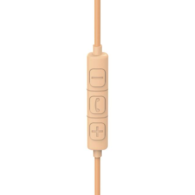 Hama "Fun C" Headph., On-Ear, Microphone, Cable Guide on One Side, USB-C, Orange 