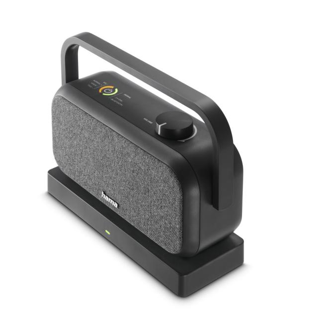 Hama Loudspeaker for TVs, 2.4 GHz Station + Bluetooth®, Portable, Stereo 