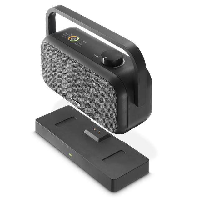 Hama Loudspeaker for TVs, 2.4 GHz Station + Bluetooth®, Portable, Stereo 