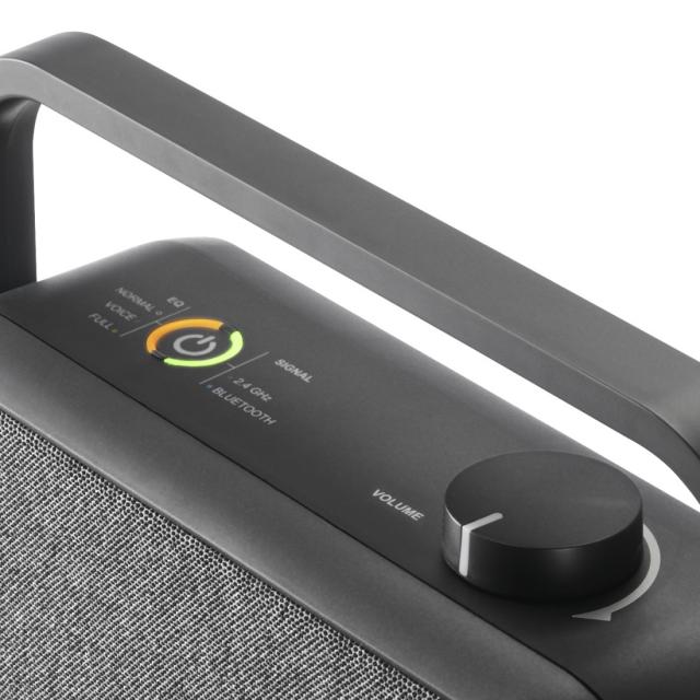 Hama Loudspeaker for TVs, 2.4 GHz Station + Bluetooth®, Portable, Stereo 