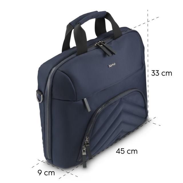 Hama "Premium Lightweight" Laptop Bag, 40 - 41 cm (15.6"- 16.2"), dark blue 