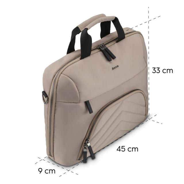 Hama "Premium Lightweight" Laptop Bag, 40 - 41 cm (15.6"- 16.2"), beige 